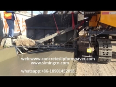 0-1300 mm Beton Slipform Paver voor snelwegen Anti Collision Walls