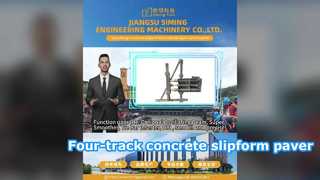 betonnen slipform bestratingsafwerkmachine voor wegenbestrating en luchthavenaanleg