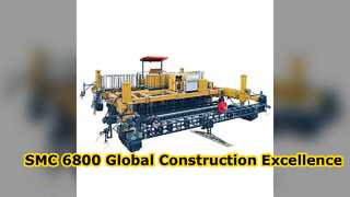 SMC 6800 Slipform Paver succes in de buitenlandse bouw
